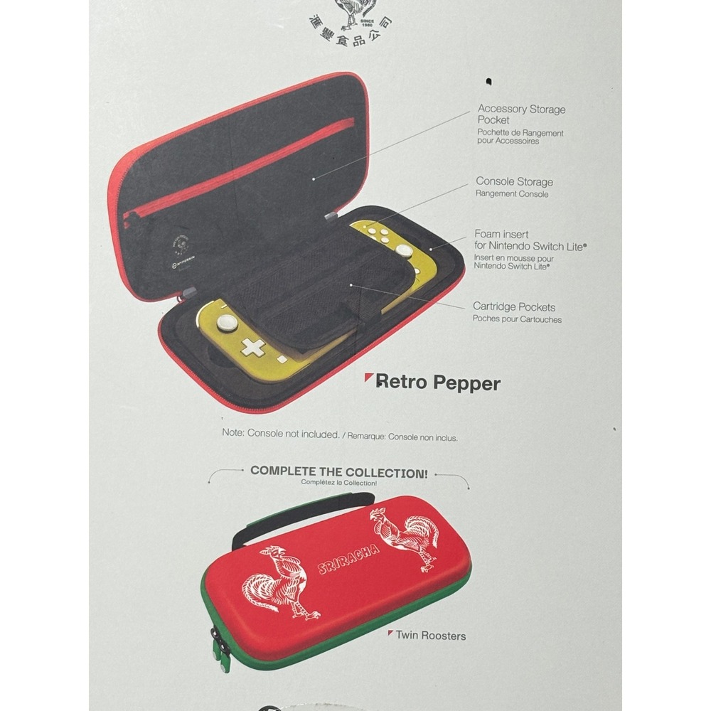 Hyperkin Sriracha Nintendo Switch EVA Hard Shell Case Limited Edition Huy Fong - Picture 4 of 5